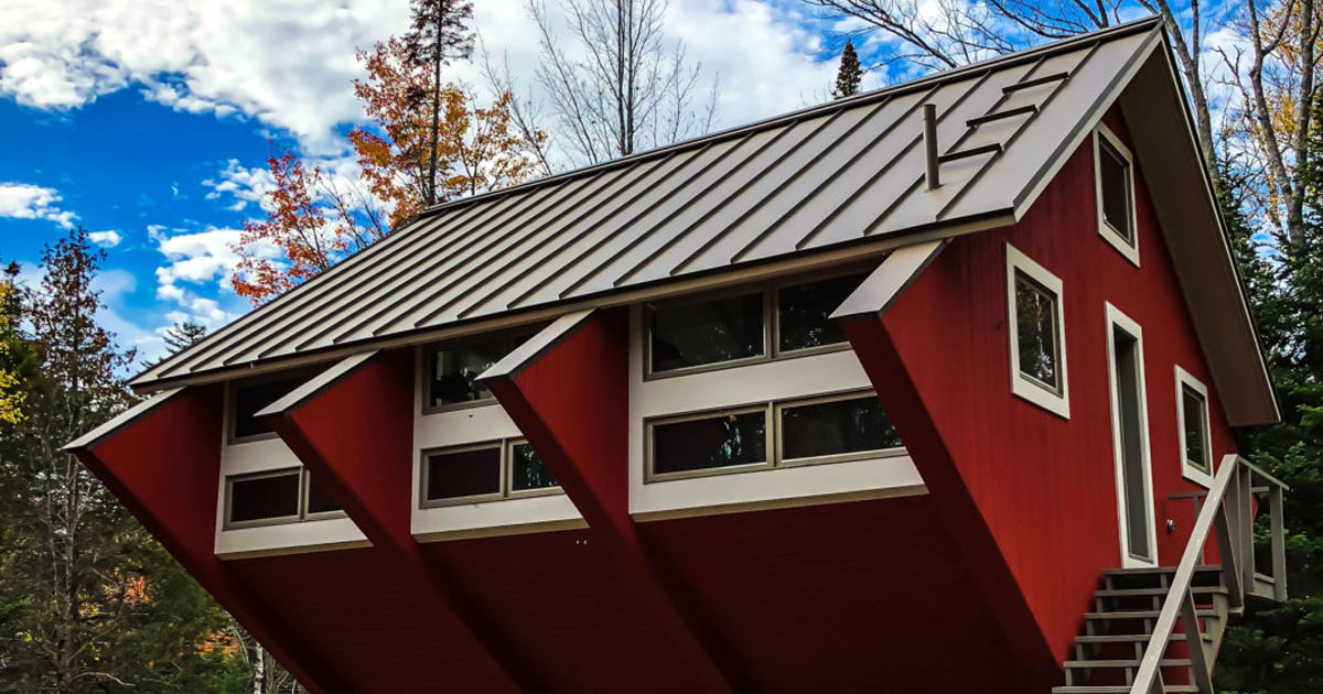 Carrabassett Valley Cabin View of the Week Maine Homes by Down East