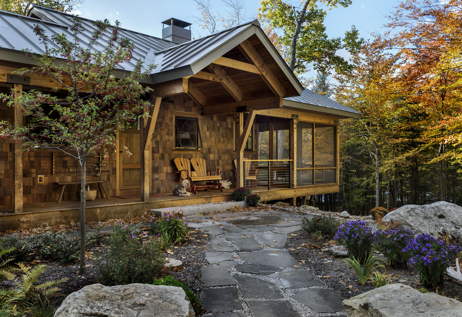 Stoneham, Maine Super Natural Maine Homes by Down East