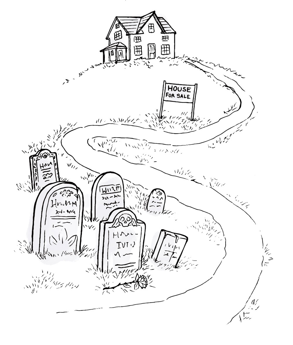 selling a home near a cemetery