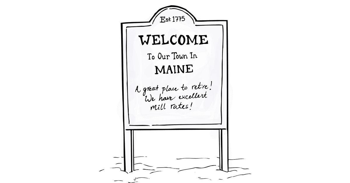What Maine town has the lowest mill rate? Maine Homes by Down East