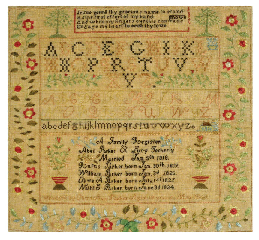 Needlework Samplers A Stitch In Time Maine Homes by Down East