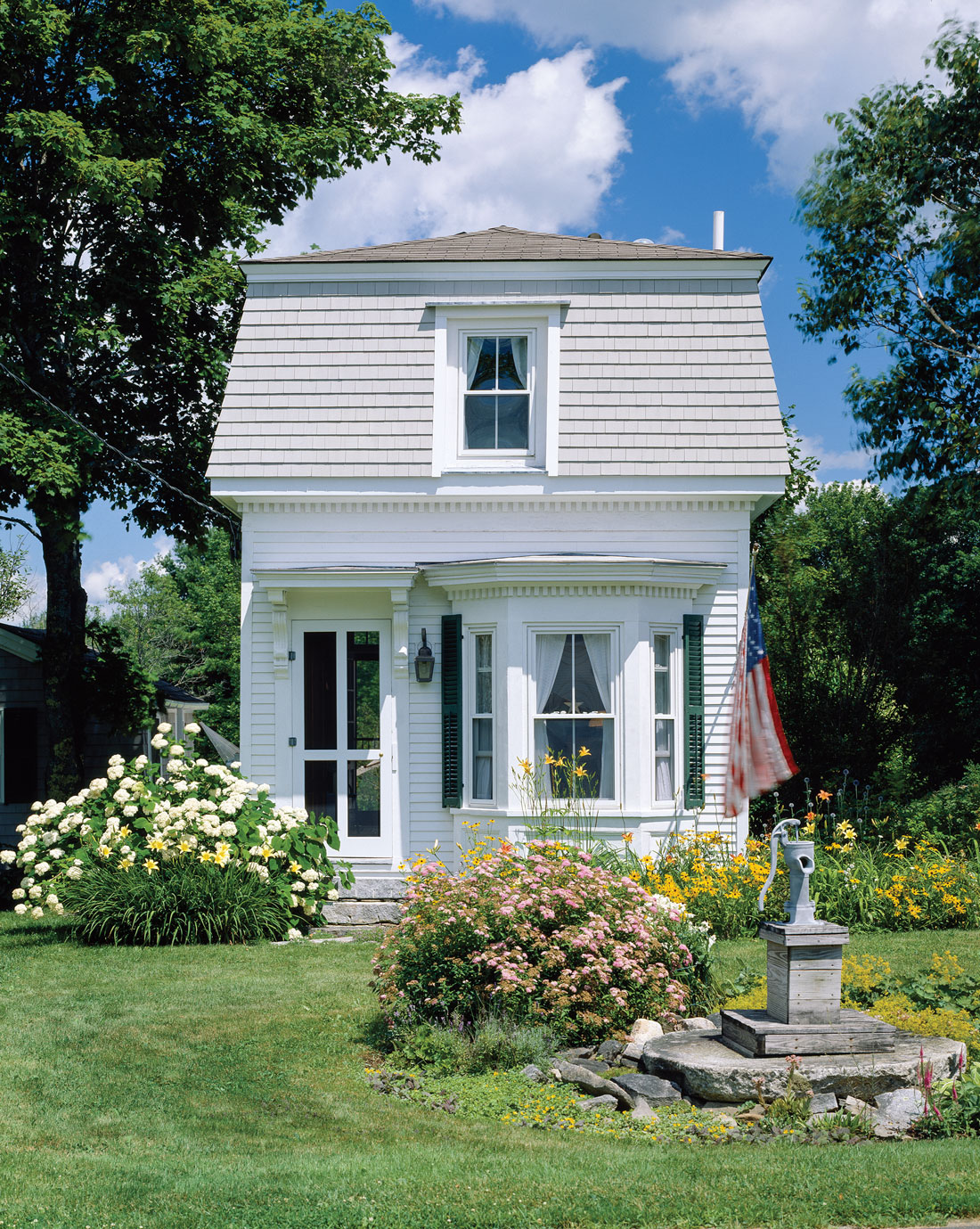 a Second Empire tiny home in Round Pond, Maine