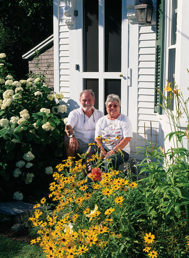 Round Pond Second Empire tiny home owners Tim and Haleen Dieterich