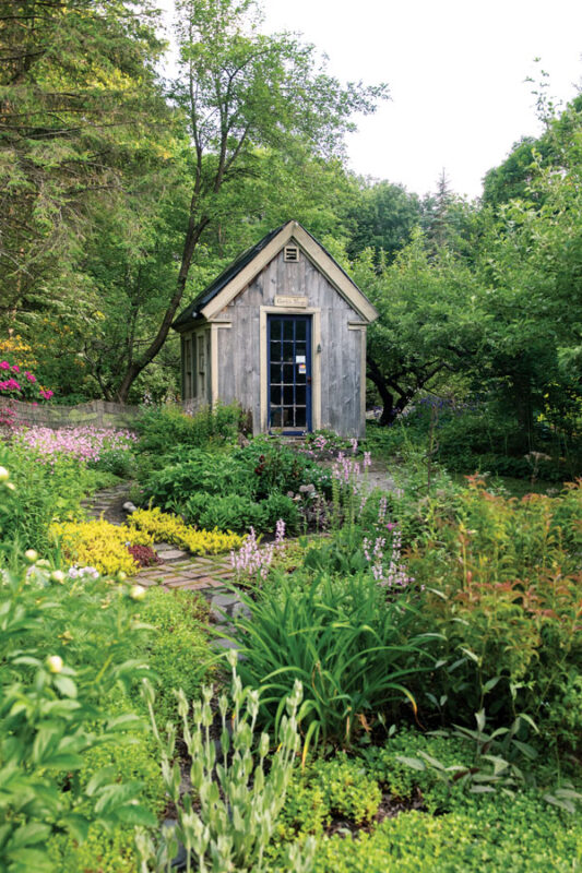 Gardening Is Her Art Form Maine Homes by Down East