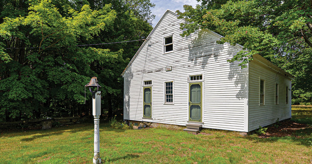 This Schoolhouse Needs a Hero Maine Homes by Down East