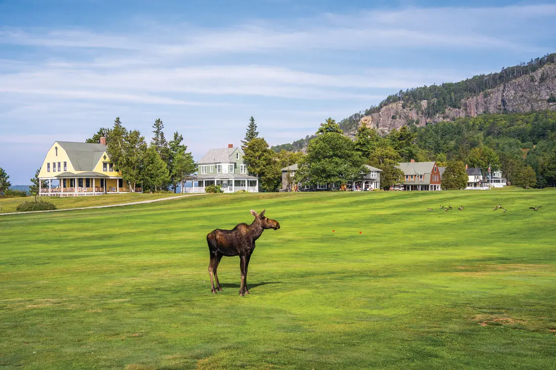 Kineo Cottage Row on Moosehead Lake Maine Homes by Down East